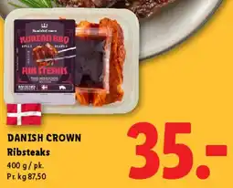 Lidl DANISH CROWN Ribsteaks tilbud