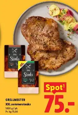 Lidl GRILLMESTER XXL sommersteaks tilbud