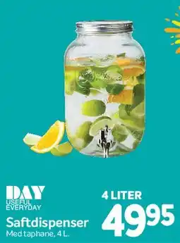 Din Isenkræmmer Saftdispenser, 4 liter tilbud