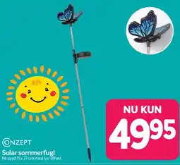 Din Isenkræmmer CONZEPT Solar sommerfugl tilbud
