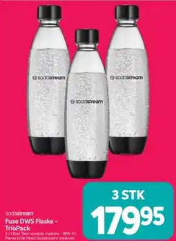 Din Isenkræmmer Sodastream Fuse DWS Flaske - TrioPack tilbud