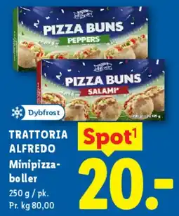 Lidl Trattoria Alfredo Minipizza boller tilbud