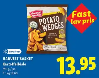 Lidl Harvest Basket Kartoffelbåde (Potato Wedges) tilbud