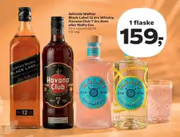 Kvickly Johnnie Walker Black Label 12 års Whisky, Havana Club 7 års Rom eller Malfy Gin tilbud