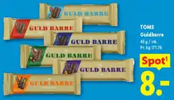 Lidl TOMS Guld Barre tilbud