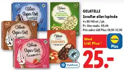 Lidl Gelatelli Isvafler eller ispinde tilbud