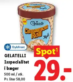 Lidl Gelatelli is i bæger tilbud
