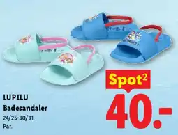 Lidl LUPILU Badesandaler tilbud