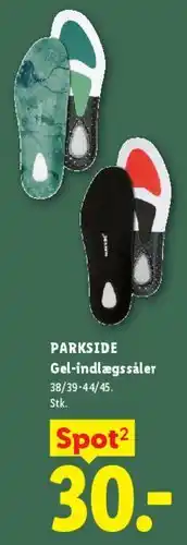 Lidl PARKSIDE Gel-indlægssåler tilbud