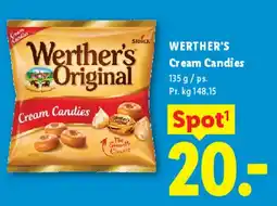 Lidl Werther's Original Cream Candies tilbud