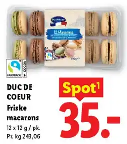 Lidl Friske macarons tilbud