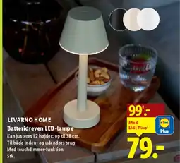 Lidl Batteridrevet LED-lampe tilbud