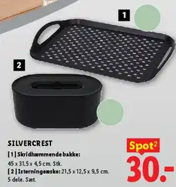 Lidl SILVERCREST (skridhæmmende bakke / isterningesæt) tilbud