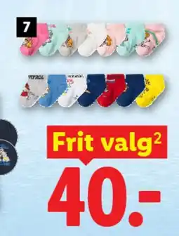Lidl Lupilu - Sneakerstrømper 7-pak tilbud