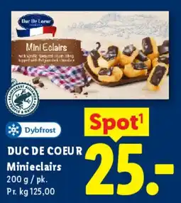 Lidl DUC DE COEUR Mini Éclairs tilbud