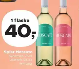 Kvickly Spier Moscato tilbud