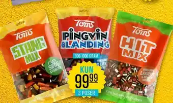 Toms stang mix hit mix pingvin blanding