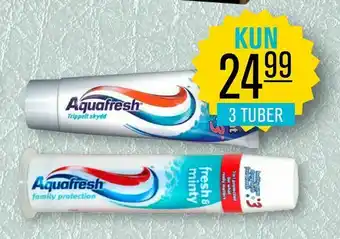 Priss Aquafresh tandpasta tilbud