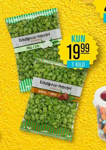 Priss Mentol bolcher tilbud