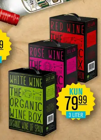 Økologisk organic wine box rødvin hvidvin rosé