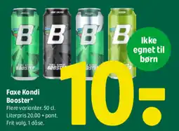 Coop 365 Faxe Kondi Booster tilbud