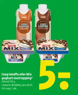 Coop 365 Coop iskaffe eller Mix yoghurt med topping tilbud
