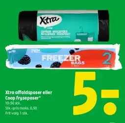 Coop 365 Xtra affaldsposer eller Coop fryseposer* tilbud
