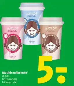 Coop 365 Matilde milkshake* tilbud