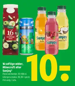 Coop 365 16 saftige æbler, Minecraft eller Sunjoy* tilbud