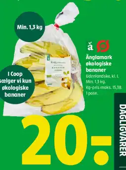 Coop 365 Änglamark økologiske bananer tilbud