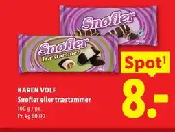 Lidl KAREN VOLF Snøfler eller træstammer tilbud
