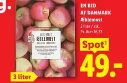 Lidl EN BID AF DANMARK Æblemost tilbud