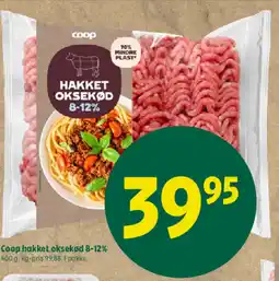 Coop 365 Coop hakket oksekød 8-12% tilbud