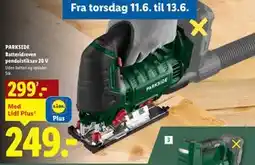 Lidl PARKSIDE Batteridreven pendulstiksav 20 V tilbud