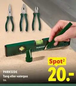Lidl PARKSIDE Tang eller vaterpas tilbud