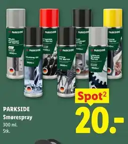 Lidl PARKSIDE Smørespray tilbud