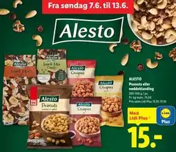 Lidl ALESTO Peanuts eller nøddeblanding, App-pris tilbud