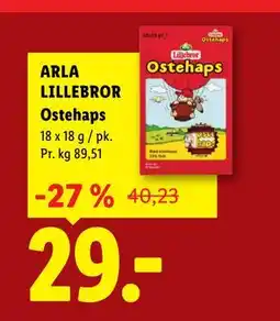 Lidl ARLA LILLEBROR Ostehaps tilbud