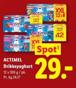 Lidl ACTIMEL Drikkeyoghurt tilbud