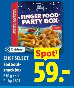 Lidl CHEF SELECT Fodboldsnackbox tilbud