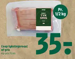 Coop 365 Coop tykstegsroast af gris tilbud