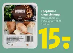 Coop 365 Coop brune champignoner tilbud