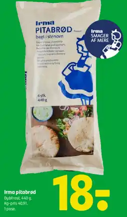 Coop 365 Irma pitabrød tilbud