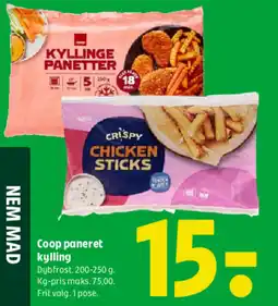 Coop 365 Coop paneret kylling tilbud