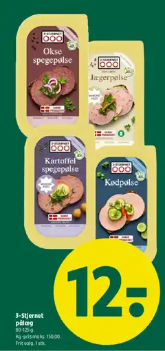 Coop 365 3-Stjernet pålæg tilbud