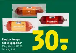 Coop 365 Slagter Lampe hel spegepølse* tilbud