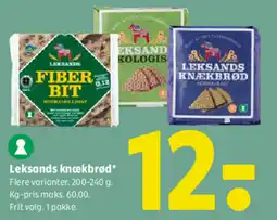 Coop 365 Leksands knækbrød* tilbud