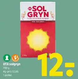 Coop 365 OTA solgryn tilbud