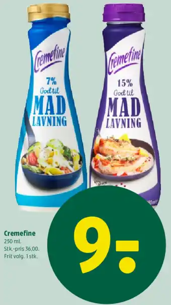 Coop 365 Cremefine tilbud