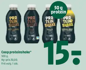 Coop 365 Coop proteinshake* tilbud